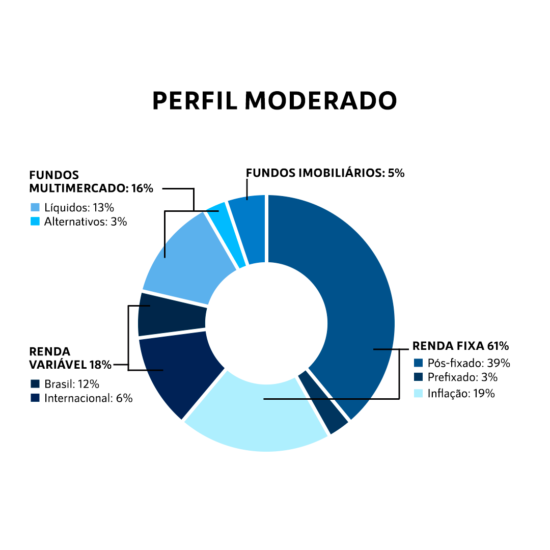 Investidor moderado características de investimento e produtos